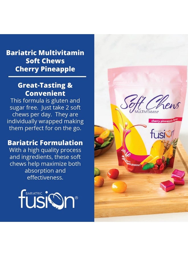 Bariatric Fusion Bariatric Multivitamin Soft Chew; Cherry Pineapple Flavor; Chewy For Post Bariatric Surgery Patients Including Gastric Bypass And Sleeve Gastrectomy; 60 Count; 1 Month Supply - Image 4