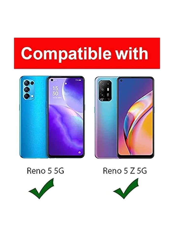 PROMASS Oppo Reno5 5G / Reno5 Z 5G Screen Protector, Full Coverage Screen Guard, Tempered Glass HD Clear Screen Protector for Oppo Reno 5 - Image 2