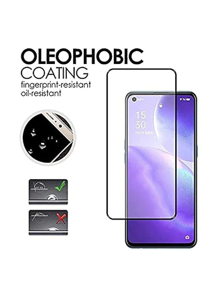 PROMASS Oppo Reno5 5G / Reno5 Z 5G Screen Protector, Full Coverage Screen Guard, Tempered Glass HD Clear Screen Protector for Oppo Reno 5 - Image 4