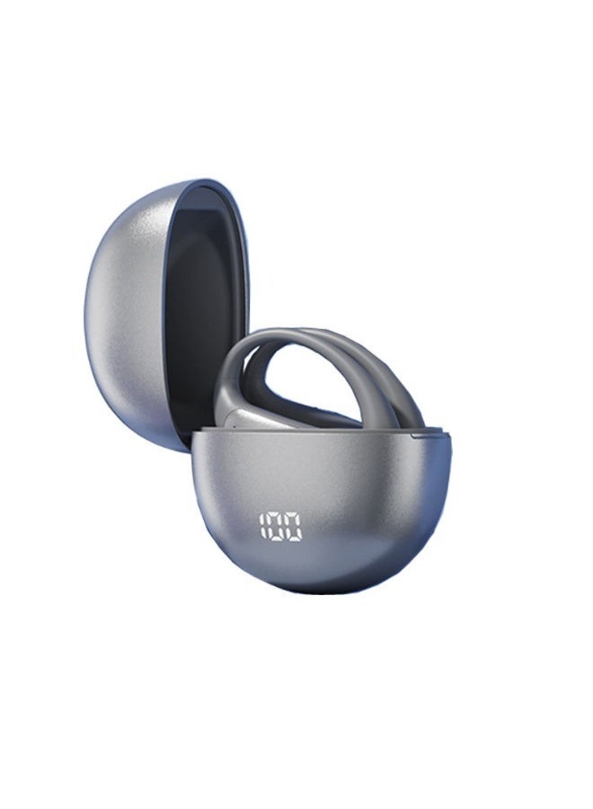 Open-Ear Wireless Earbuds – Bluetooth 5.4, AI Translation & Digital Display – Ramadan Special Gift Edition – Midnight Black - Image 2