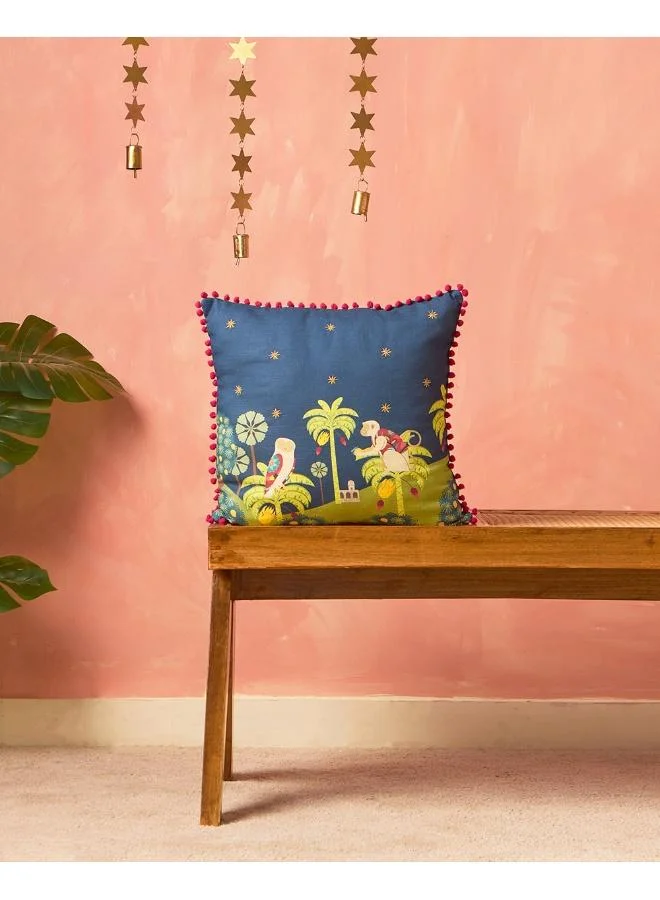 Chumbak Chandni Cushion Cover, 16"