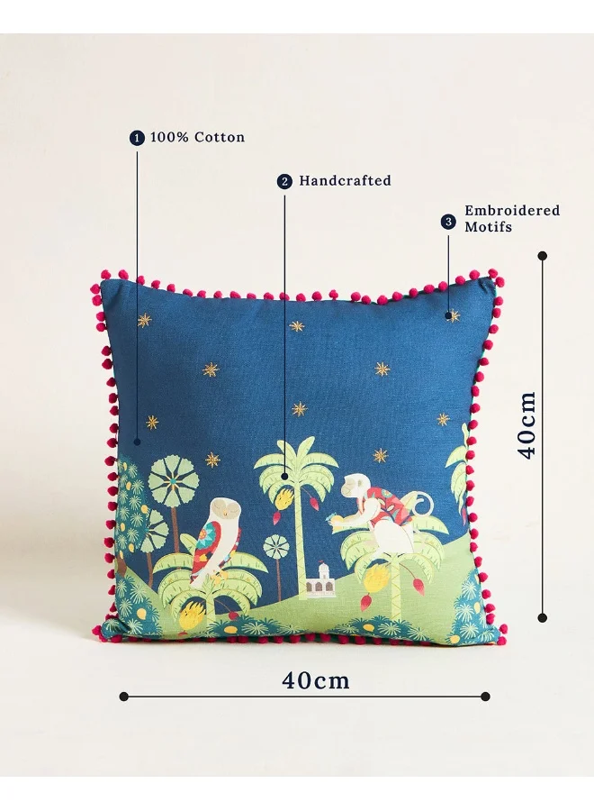 Chumbak Chandni Cushion Cover, 16"