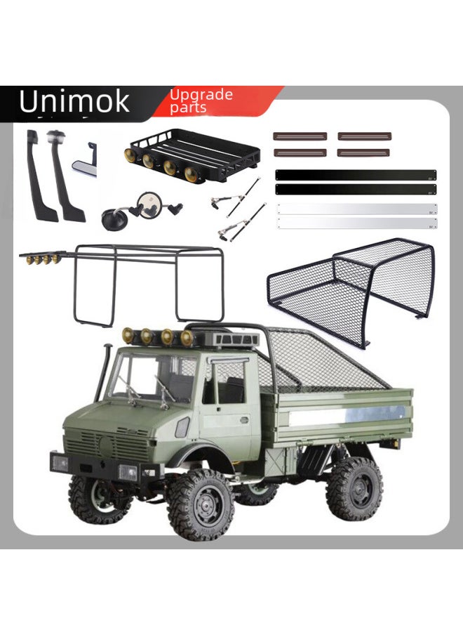 Generic Landa Technology Unimok P06 Model Metal Upgrade Parts Tires Rear Dump Toy Remote Control Car Accessories-Color:A Luggage Rack  - Image 2