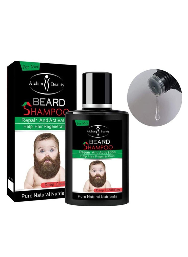 Aichun beauty Beard Shampoo Hair Growth Regeneration Repair and Activation Pure Natural Nutrients Rich in Vitamins Essence 100ml  - Image 5