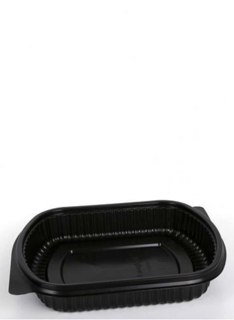 Generic Pack of 5 Microwave Boxes Insulated Healthy Food Storage Containers With Lids Black  - Image 2