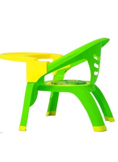 Nabhya Small Baby Chair With Safety Tray And Soft Cushion With Baby Whistle Sound(Green)  - Image 4