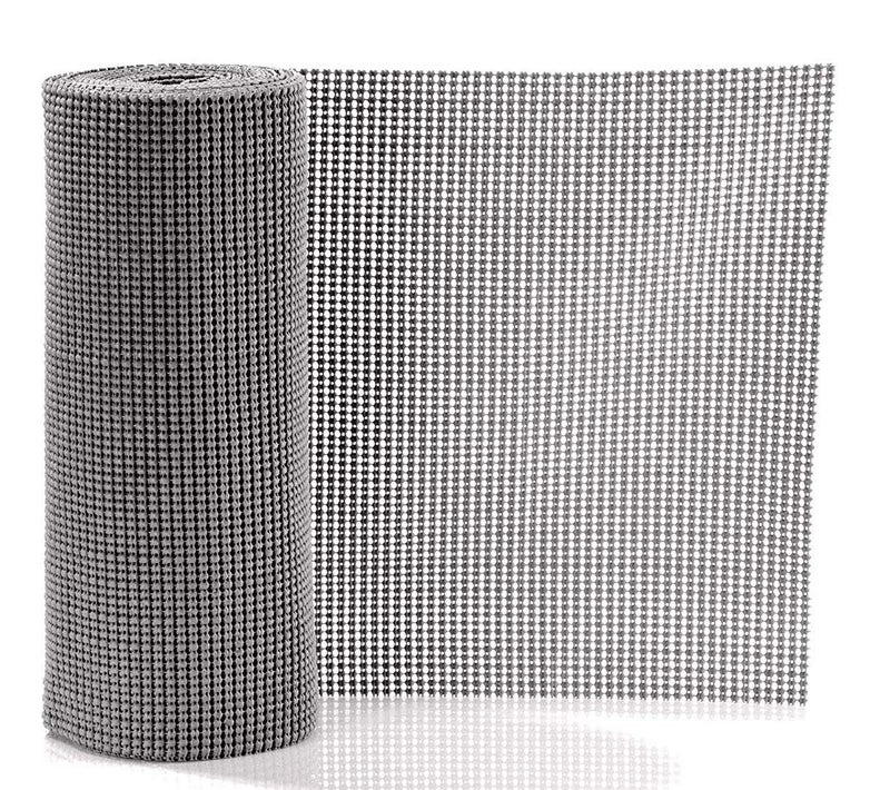 Ash  Roh Ash & Roh® - Anti Slip Drawer Mat for Shelf and Shelves, Strong and Durable Non-Adhesive Grip Liner Mat for Bedroom Wardrobe Cabinet and Kitchen Place mats (Stone Grey, 30 X 500 cm) - Image 4