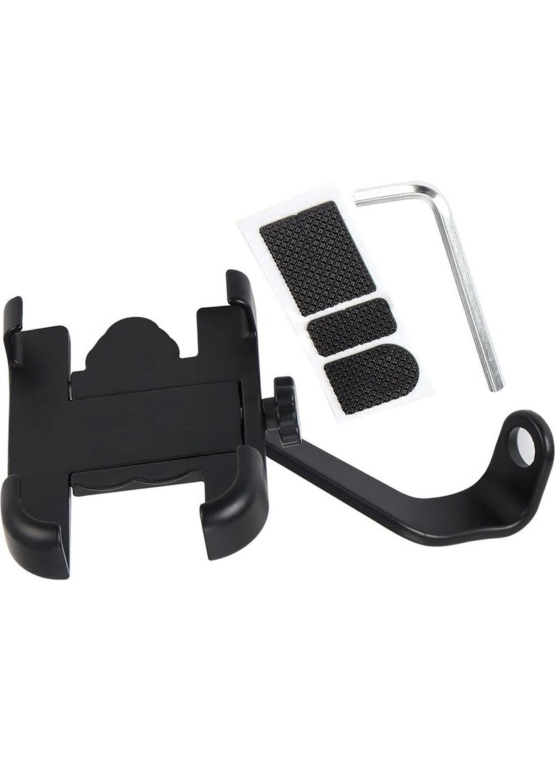 Zoli Bicycle and Motorcycle Phone Holder Mirror Mount Aluminum Metal Alloy 360 Degree Movement  - Image 5