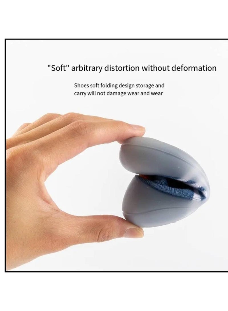 Baby Duck Non-Slip Sock Shoes, Blue Striped Soft Sole, First Walking Shoes (Blue 12-18 Months) - Image 5