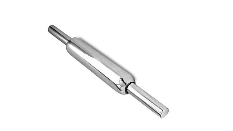 ZOOV Stainless Steel Belan Rolling Pin for Kitchen | Steel Belan for Roti | Steel Rolling Pin | Chapati Roti Roller Rolling - Image 5