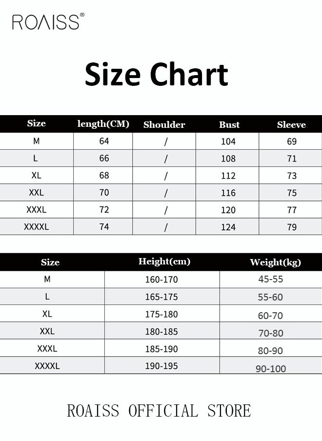roaiss Men Baseball Jacket Spring Autumn Uniform Jackets Fashion Oversized Graphic Striped Trim Drop Shoulder Corduroy Varsity Jacket Preppy Striped Stand Collar Jacket  - Image 3