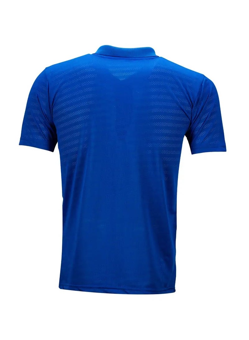 Li-Ning LN SOLID POLO-T-SHIRTS (ROYAL BLUE) (ATST691-8-3XL) - Image 3