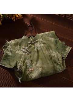Generic Greenvintage Long-winded Vintage Womens Fashion Trendy Chinese Dress Summer 2024 New Style Young Womens Clothing Shawl 001  - Image 2