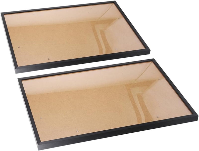 STAHAD 2pcs A3 Aluminum Alloy Poster Frame 29.7x42cm Narrow Edge Wall Hanging Picture Frames in Obsidian Black for Home Décor and Photo Display - Image 1