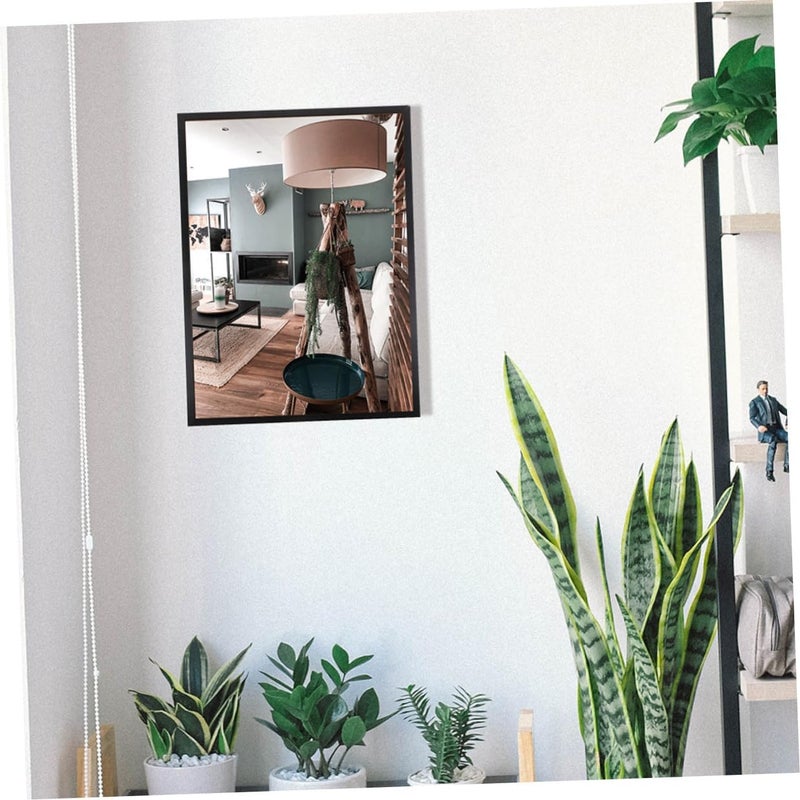STAHAD 2pcs A3 Aluminum Alloy Poster Frame 29.7x42cm Narrow Edge Wall Hanging Picture Frames in Obsidian Black for Home Décor and Photo Display - Image 4
