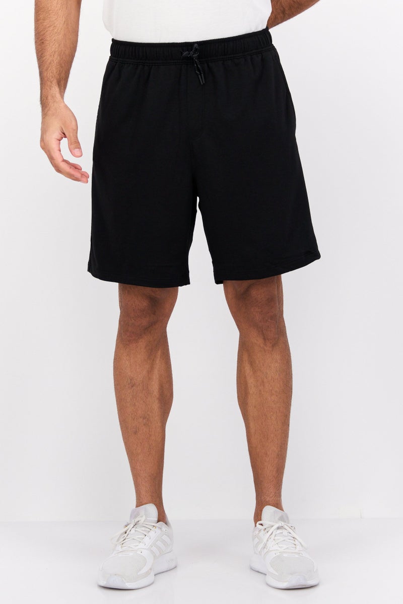 Apana Men Sportswear Fit 8 Inseam Training Shorts, Black - Image 1
