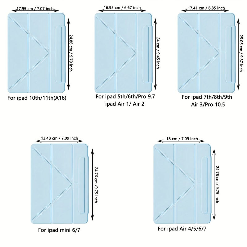 حالة أرجوانية متوافقة مع iPad Mini 6 7 حامل أفقي رأسي - Image 3