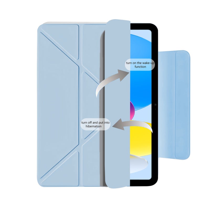 حالة أرجوانية متوافقة مع iPad Mini 6 7 حامل أفقي رأسي - Image 2