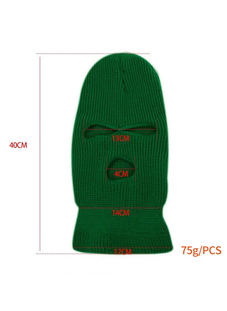 Loquat - 3-Hole Knitted Full Face Mask Camel - Image 1