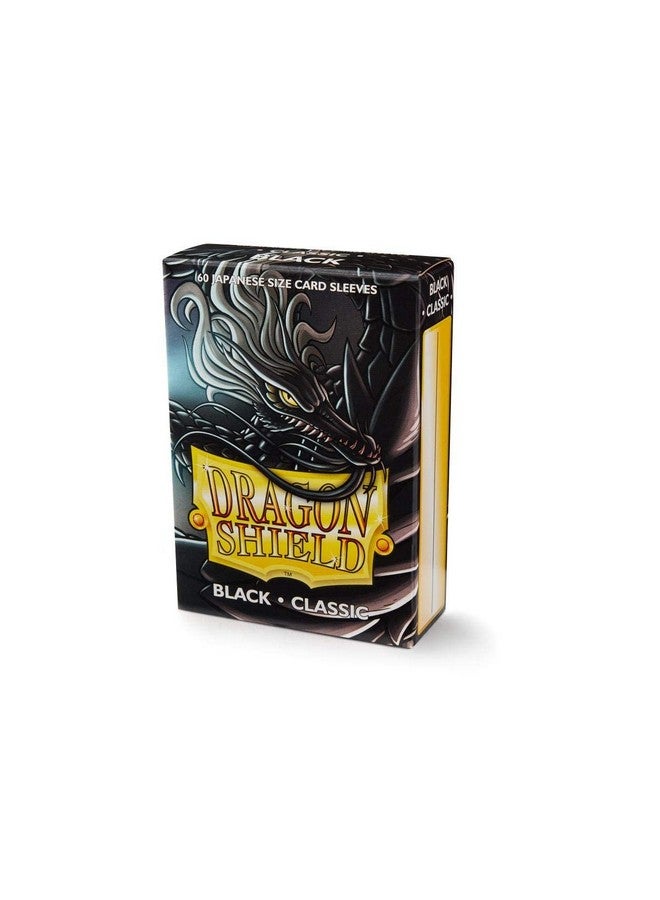 dragon shield Classic Mini Japanese Black 60 Ct Card Sleeves Individual Pack  - Image 5