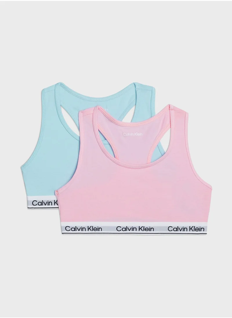 CALVIN KLEIN Kids 2 Pack Assorted Bralette