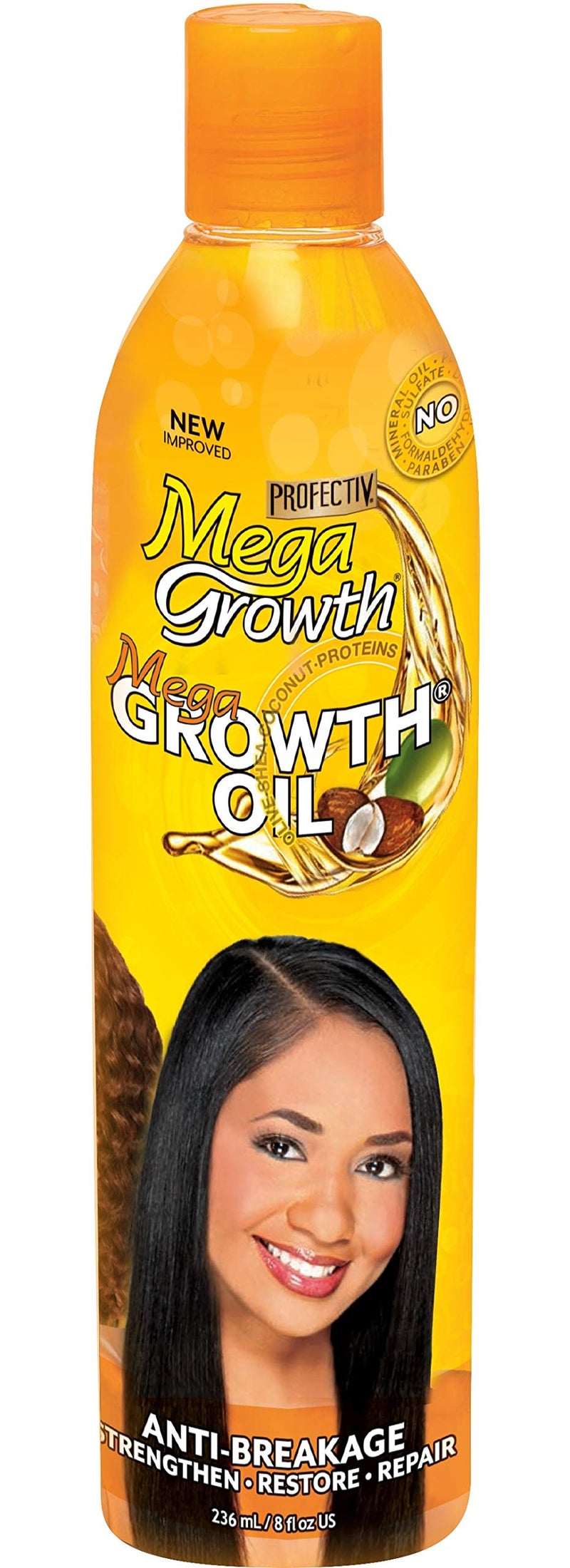 Profectiv Mega Growth AntiBreakage Hair Growth Oil 8 oz Pack of 3