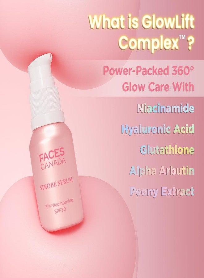 فاسيسكانادا سيروم ستروب ميني من فيسز كندا - 15 مل | سيروم تفتيح + كريم ستروب + واقي شمس بعامل حماية 30 | 10% نياسيناميد | يزيل البقع الداكنة والتصبغات | مركب جلو ليفت | إشراقة فورية - Image 5