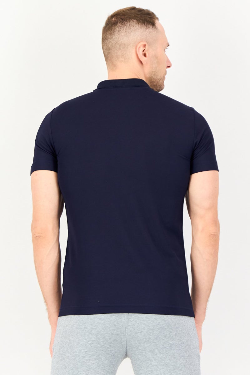 PUMA تي شيرت بولو رياضي للرجال بأكمام قصيرة، خارجي، أسود - Image 4