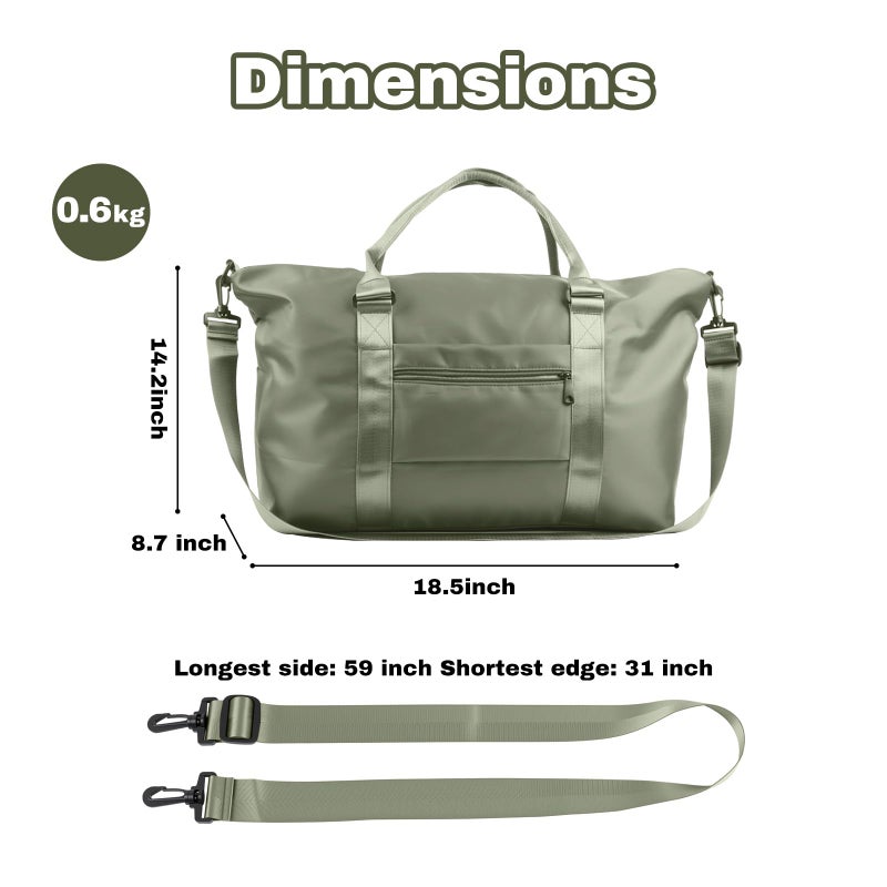 EPIMA Weekender Duffel Bags for Womenï¼Œ Travel Totes Bag for Airplane Essentials, Overnight Bags for Women with Trolley Sleeve, Large Carry On Hospital Bag for Labor and Delivery, Sport, Gym - Image 4