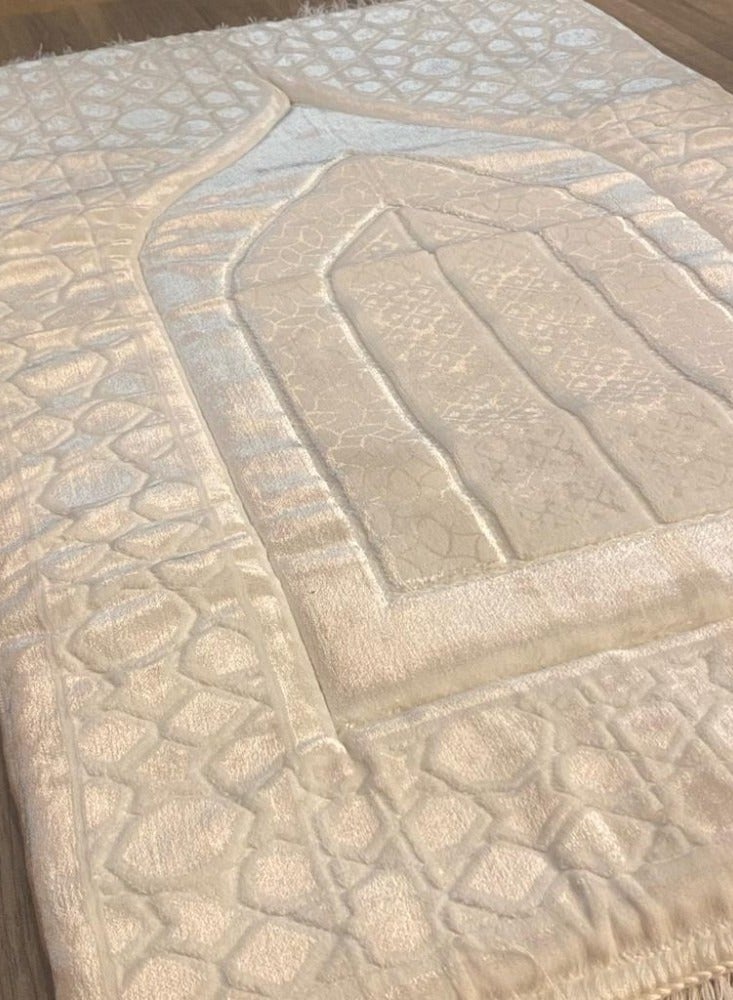 ريد روز سجادة صلاة بحشوة ميموري فوم -بيج - Image 3