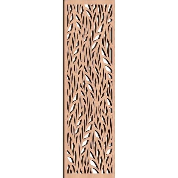 WALW10X25X0250OVEAL ORTONVILLE DECORATIVE FRETWORK WOOD WALL PANELS, 9 3/8"W X 24 3/8"H, ALDER - Image 1