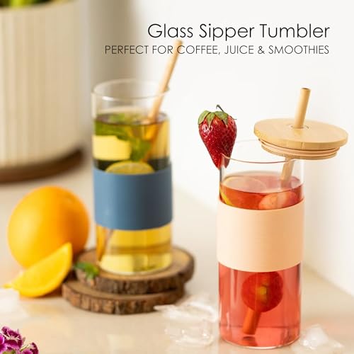 Relish The Loony Box Gift Hamper For Birthday, Anniversary, Valentine & Diwali - Glass Sipper Tumbler, Monk Figurines, Chic Diary & Greeting Card with Easel Stand for Women & Girls - Image 4