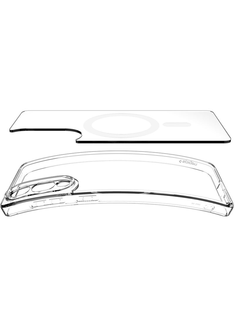 Ultra Hybrid MagFit for Samsung Galaxy S25 EDGE Case Cover with MagSafe (2025) - Clear White