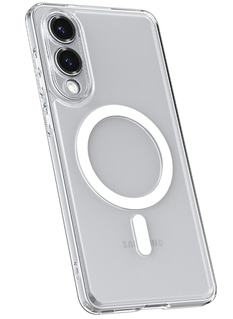 Ultra Hybrid MagFit for Samsung Galaxy S25 EDGE Case Cover with MagSafe (2025) - Clear White
