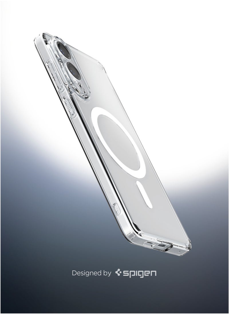 Spigen Ultra Hybrid MagFit for Samsung Galaxy S25 EDGE Case Cover with MagSafe (2025) - Clear White  - Image 3