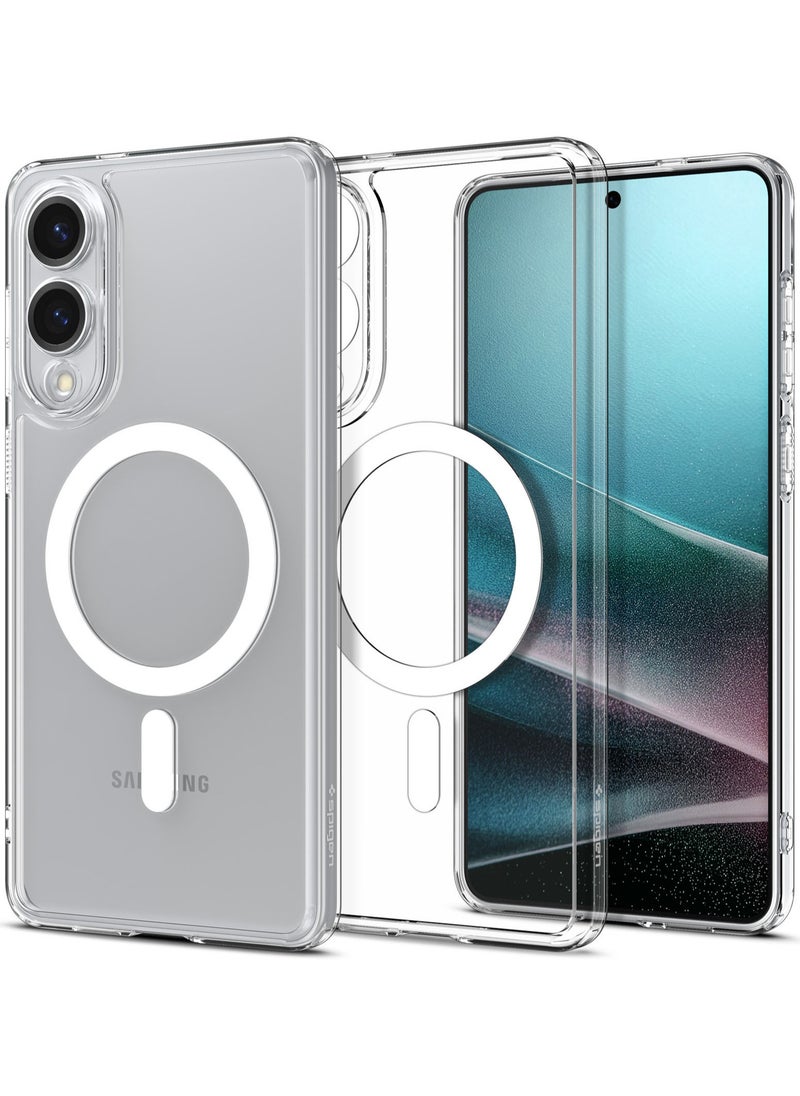 Spigen Ultra Hybrid MagFit for Samsung Galaxy S25 EDGE Case Cover with MagSafe (2025) - Clear White  - Image 1