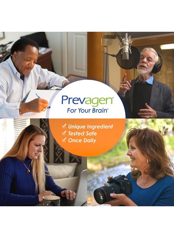 Prevagen قوة منتظمة 10 ملغ، 30 مضغوطة |برتقال| مع أبوأكوارين وفيتامين د وPrevagen منظم حبوب 7 أيام - Image 5