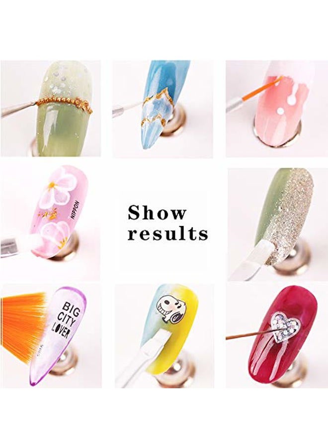 Yimart 20PCS Nail Art Design Dotting Painting Drawing Polish Brush Pen Tools A - Image 5