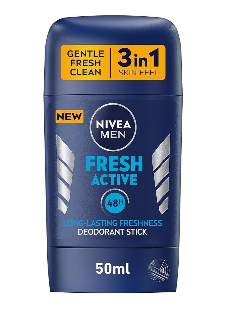 نيفيا مزيل عرق نيفيا مين للرجال، حماية تدوم 48 ساعة، رائحة منعشة ومنعشة، 50 مل - Image 1