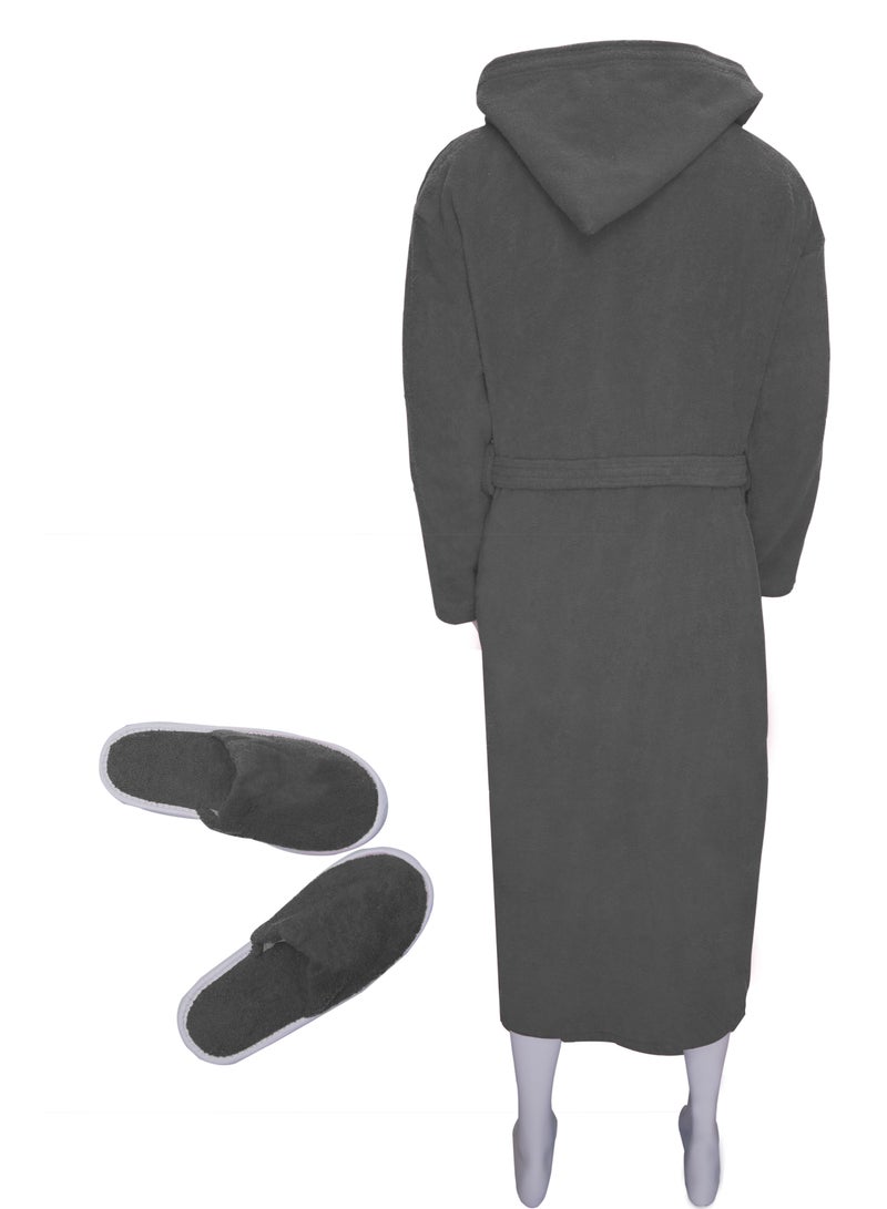 Banotex Bathrobe With Slipper, Elbow And Waist Belt  - Image 2