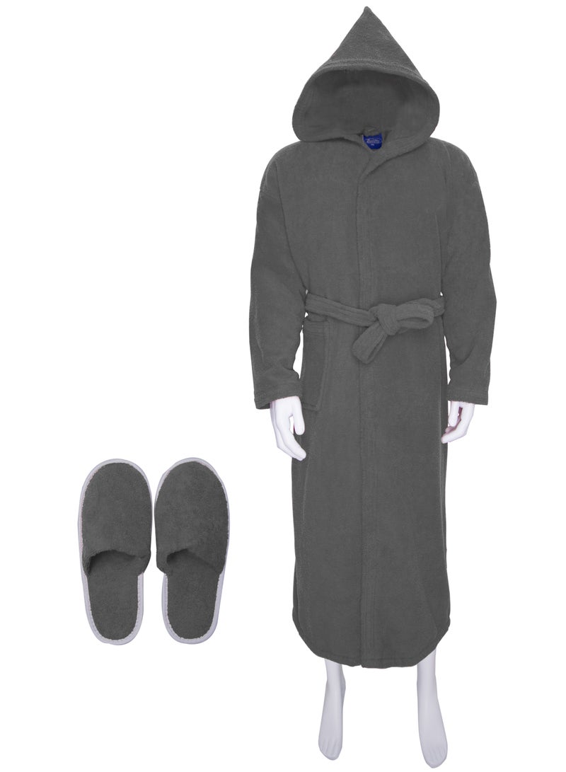 Banotex Bathrobe With Slipper, Elbow And Waist Belt  - Image 1