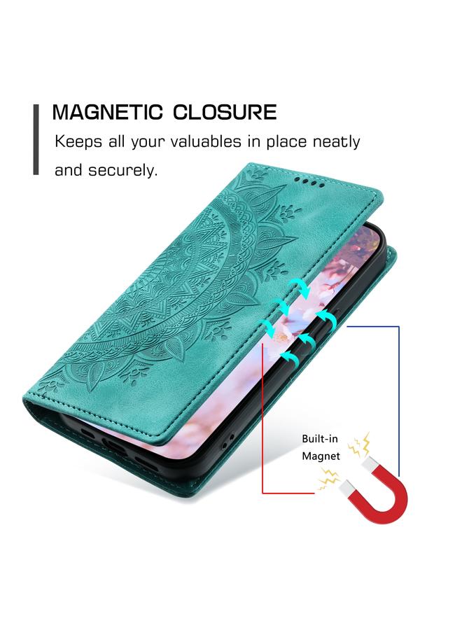 erorex Case For Motorola Moto G75 5G Totem Embossed Magnetic Leather Phone Case - Image 5