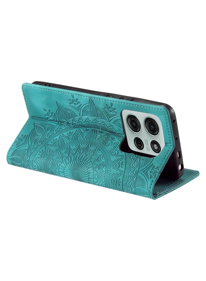 erorex Case For Motorola Moto G75 5G Totem Embossed Magnetic Leather Phone Case - Image 3