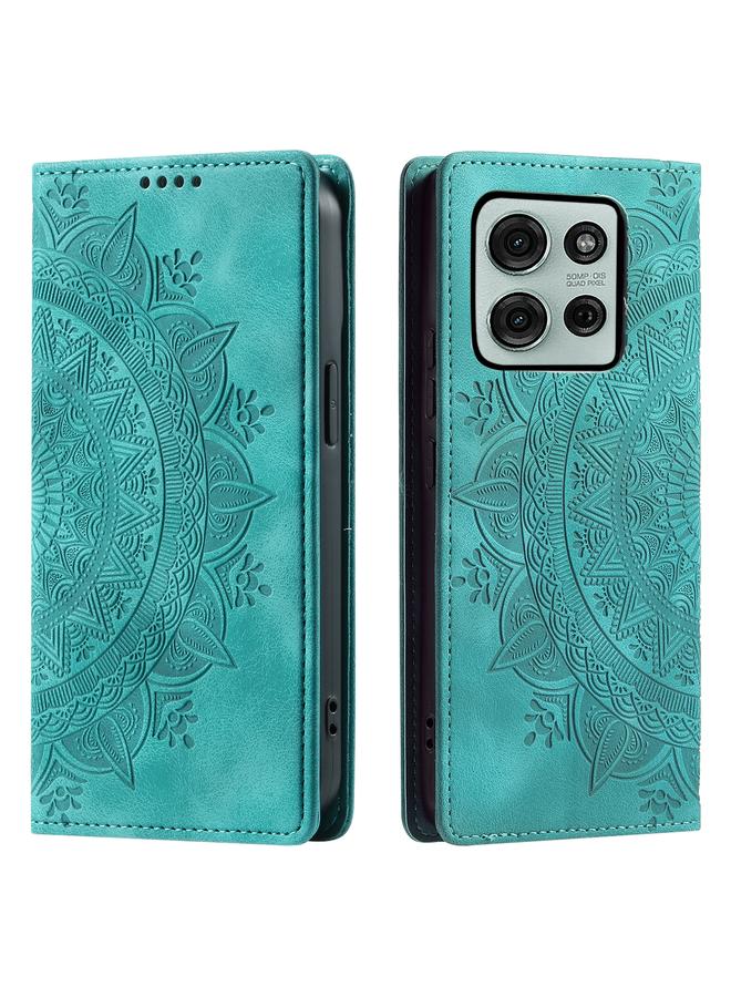 erorex Case For Motorola Moto G75 5G Totem Embossed Magnetic Leather Phone Case - Image 2