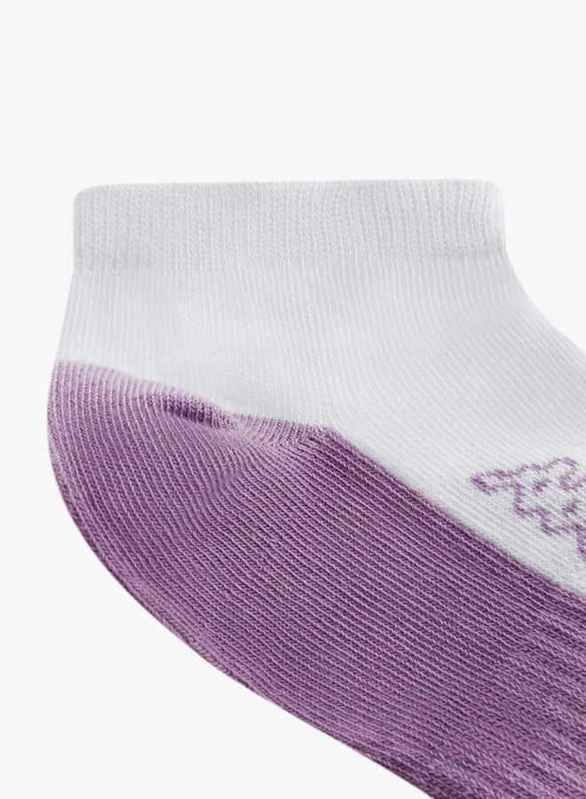 Kappa Girls Colourblock Non-Terry Ankle Length Socks - Set of 5