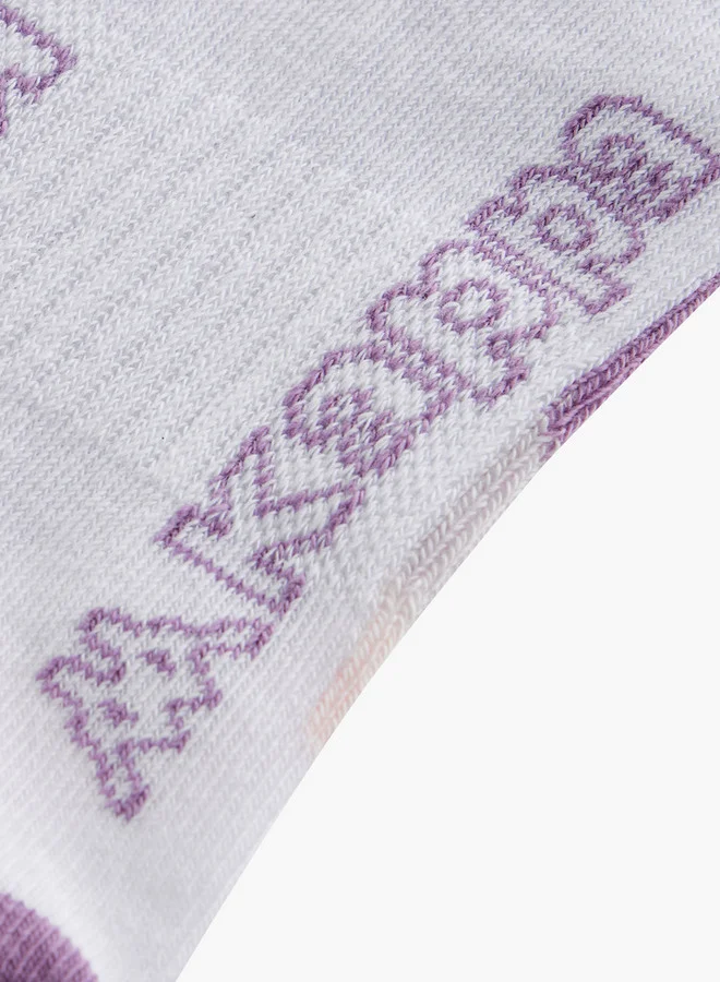 Kappa Girls Colourblock Non-Terry Ankle Length Socks - Set of 5