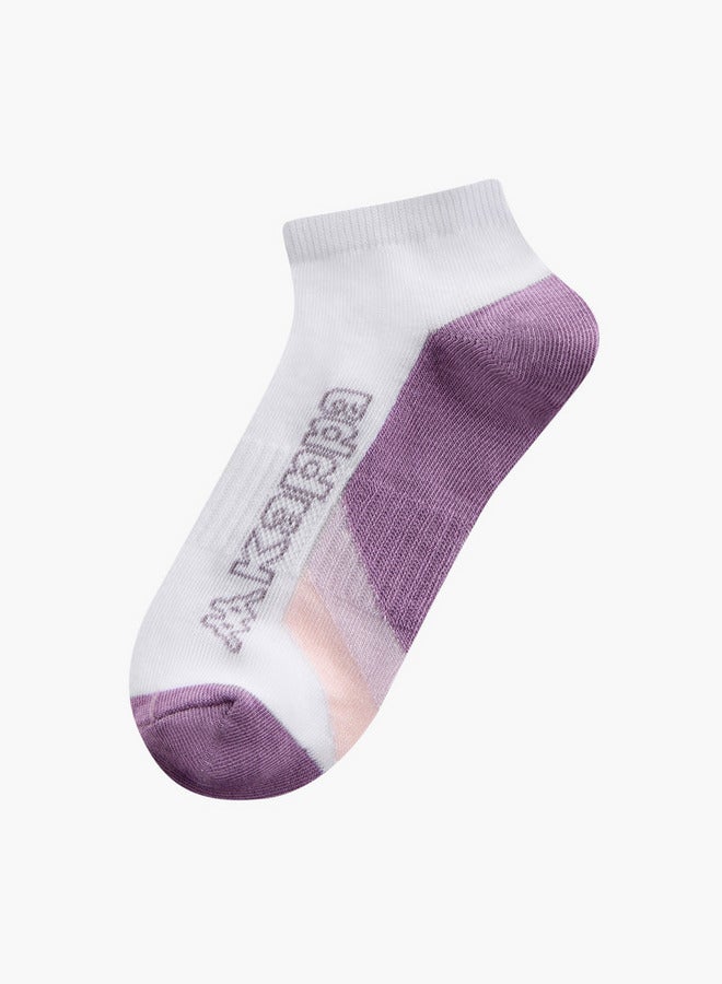 Kappa Girls Colourblock Non-Terry Ankle Length Socks - Set of 5  - Image 2