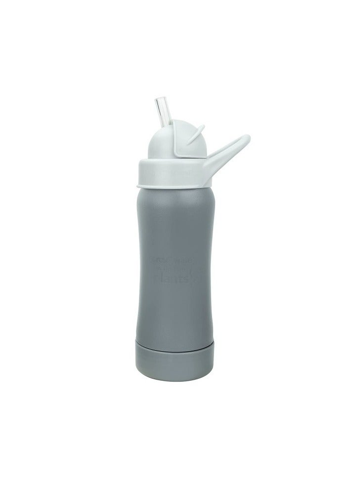 green sprouts Sprout Ware Straw Bottle - 10Oz - Gray - 9M+ - Image 1