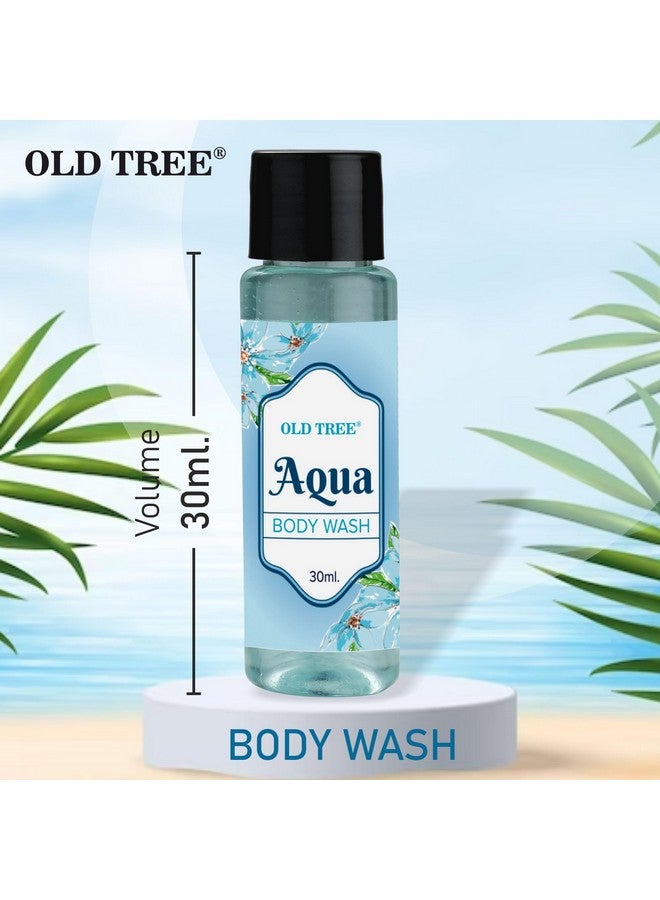 Old Tree Aqua Bath Gel Toiletries Kit 30ml - (Set of 100 Pcs) | Travel Size Bath Gel for Body Wash, Hotel, Guest House | Hotel Amenities and Accessories - Image 4