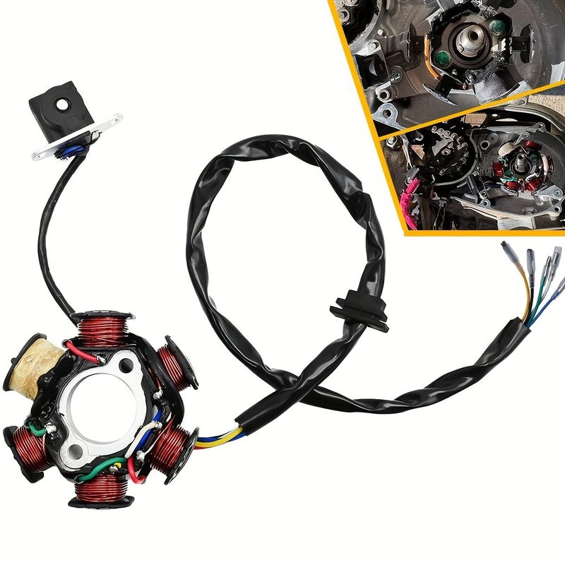 6 ملف 5 سلك دولاب الموازنة المولد لـ 50cc 90cc 110cc 125cc ATV عربة رباعية - Image 1